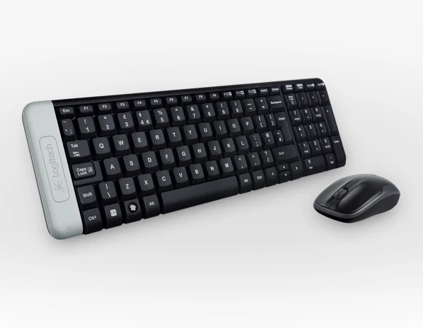 Logitech MK220 POR Стандартный беспроводной RF черный мышь в комплекте | Компьютеры и офис