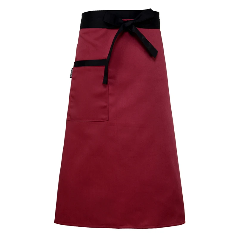 Кухня Пособия по кулинарии фартук работы обеденный средней длины фартук на талию питание шеф-повара отеля форменная одежда официантов предметов первой необходимости - Цвет: photo