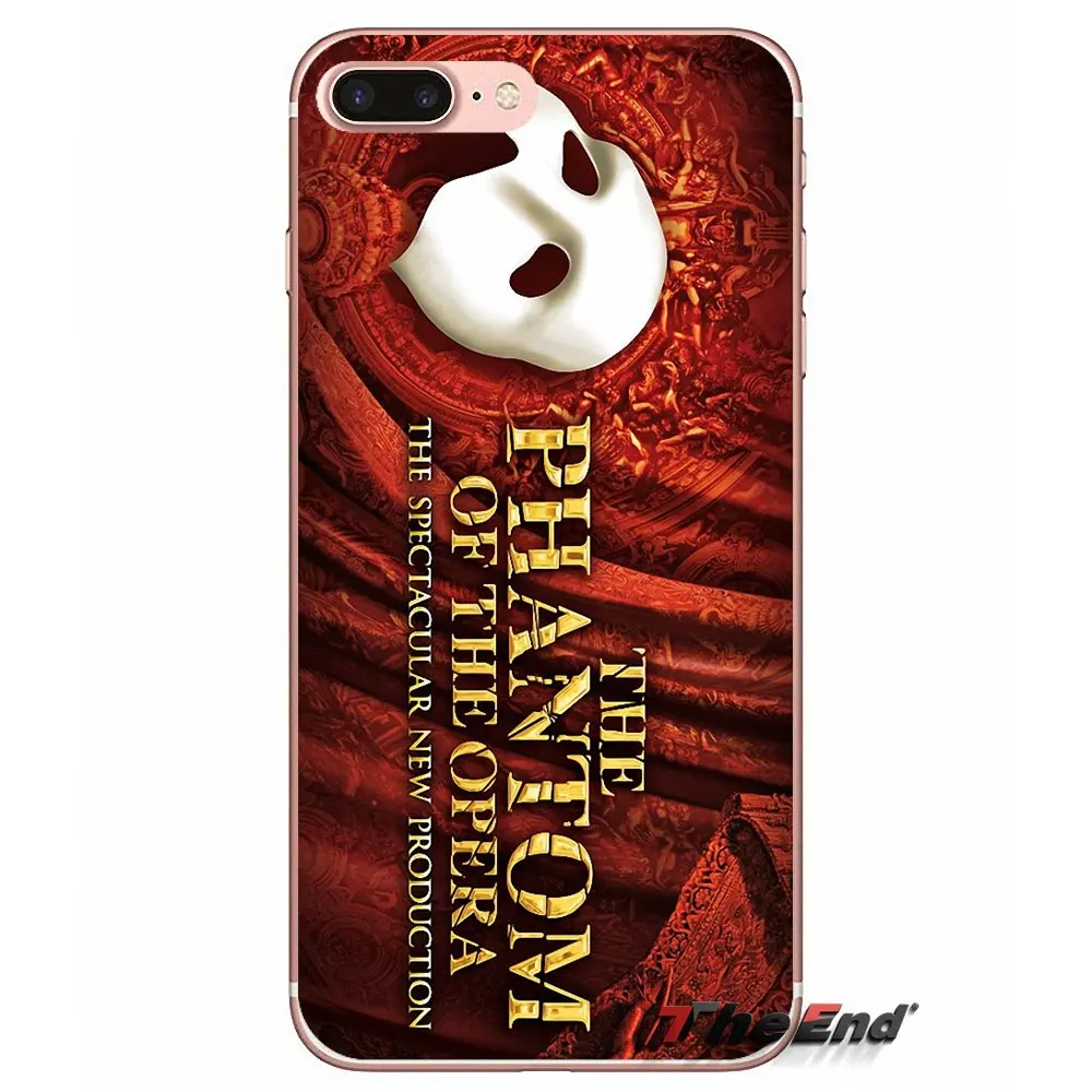 Для Samsung Galaxy S3 S4 S5 MINI S6 S7 edge S8 Plus Note 2 3 4 5 Grand Core Prime Phantom of the Opera Love Mask французский чехол