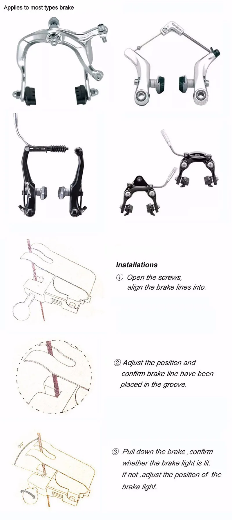 Bike Light Mini Brake Mount Tail Rear Bicycle Light Cycling LED Light High Brightness Waterproof lamp Cycling Accessories