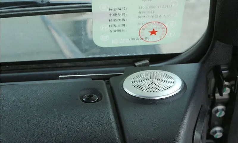 Накладка для динамика на приборную панель автомобиля BBQ @ FUKA Jaguar XE/XF 2015-2017 Defender 110