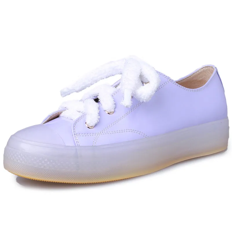 FEDONAS Fashion Brand Flats Heels Shoes Round Toe Patent Leather Lace Up Spring Autumn Casual Woman Ladies | Обувь