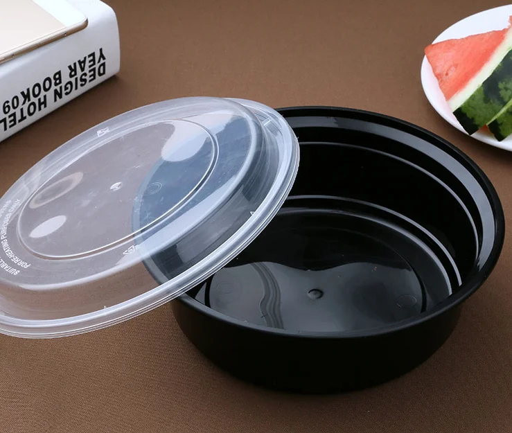 Горячее предложение! 900 мл 1 отсек многоразовые пластиковые контейнеры для