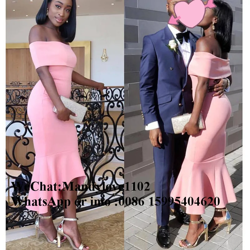 Розовое платье подружки невесты Русалочки без бретелек 2020 роскошное атласное