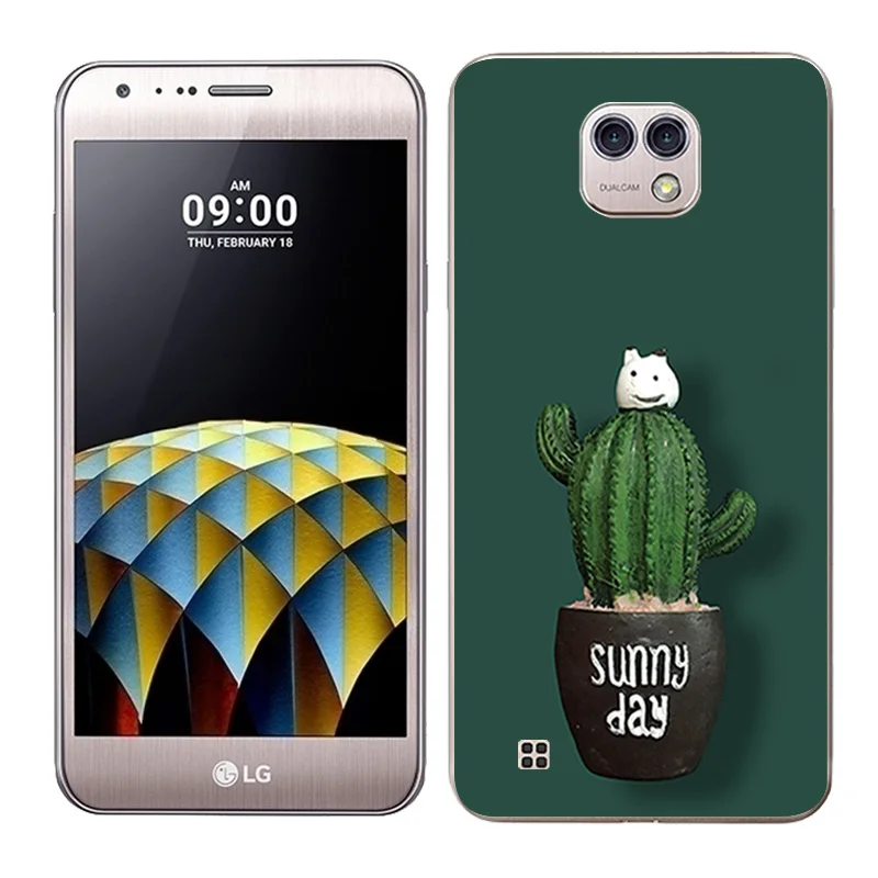 Чехлы для LG X Cam K580 силиконовые чехлы с рисунком бобов из каучука прозрачный ТПУ