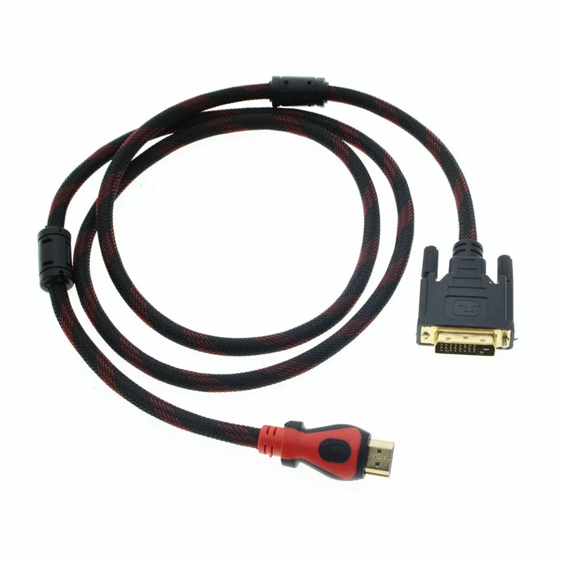 Hdmi к DVI 24 + 1 линия HDM/DVI hdmi обмена HD видео линия|Кабели HDMI| |