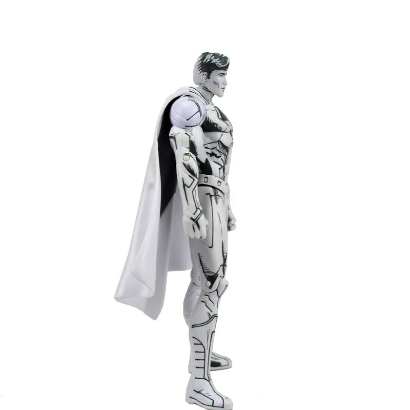 Бесплатная доставка 6 &quotDC Comic Super Hero Супермен эскиз Ver. Коробку 16 см ПВХ фигурку
