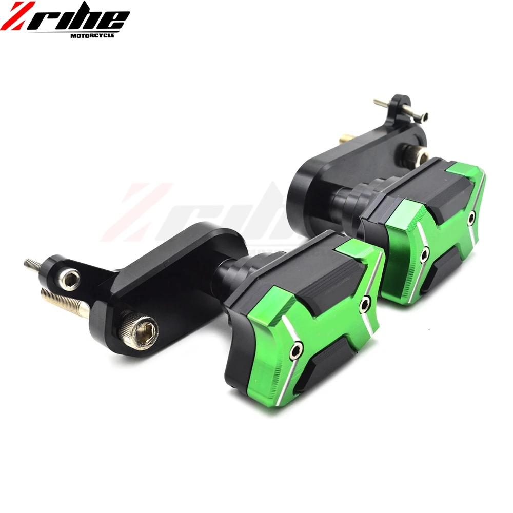 Слайдеры рамы мотоцикла защита от повреждений ударов CNC алюминий для Kawasaki Ninja