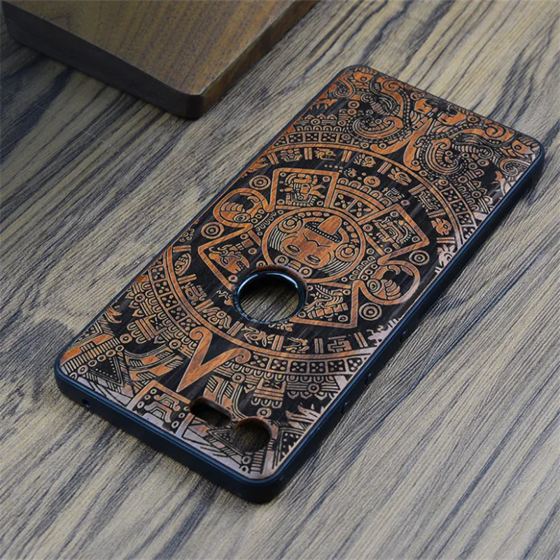 2019 New For Smartisan nut pro 2s Case Slim Wood Back Cover TPU Bumper 2 s Phone Cases |