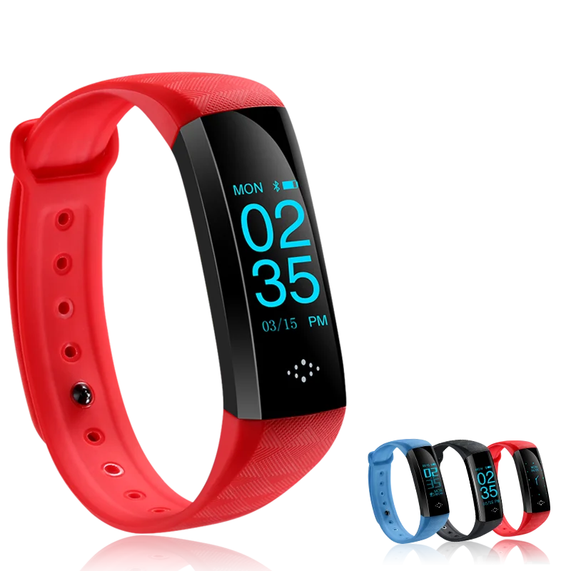 Смарт браслет BP HR SPO2 с большим экраном Модный фитнес пульсометром тонометром