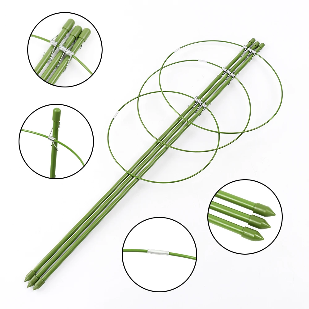 1 шт. Пластик комнатные лоза вьющееся растение Поддержка рама из ротанга садовый