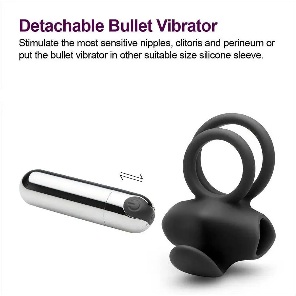 Вибратор RABBITOW USB 10 вибрирующий усиленный пенис жесткий кольцо вибратор массажер