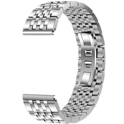 Silver Металлический корпус Seiko ремешок для часов 22 мм серебристый, черный generalstainless Сталь ремешок для наручных часов ремни браслет для мужчин Для женщин наручные+ Инструменты - Цвет ремешка: Silver