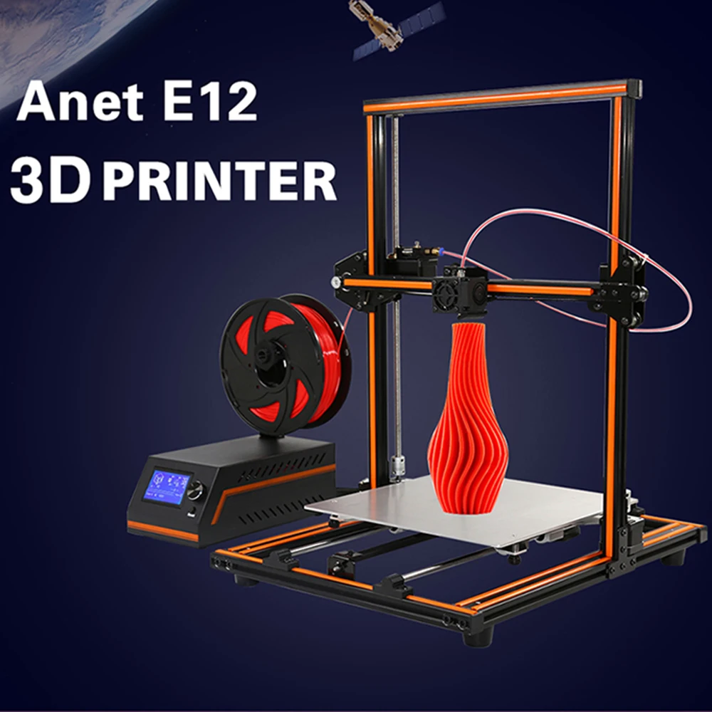 Обновленный резьбовой стержень высокой точности Anet E12 E10 A8 A6 A2 A3s 3d принтер Reprap 3d принтер комплект большой печати размер 10 м PLA нити