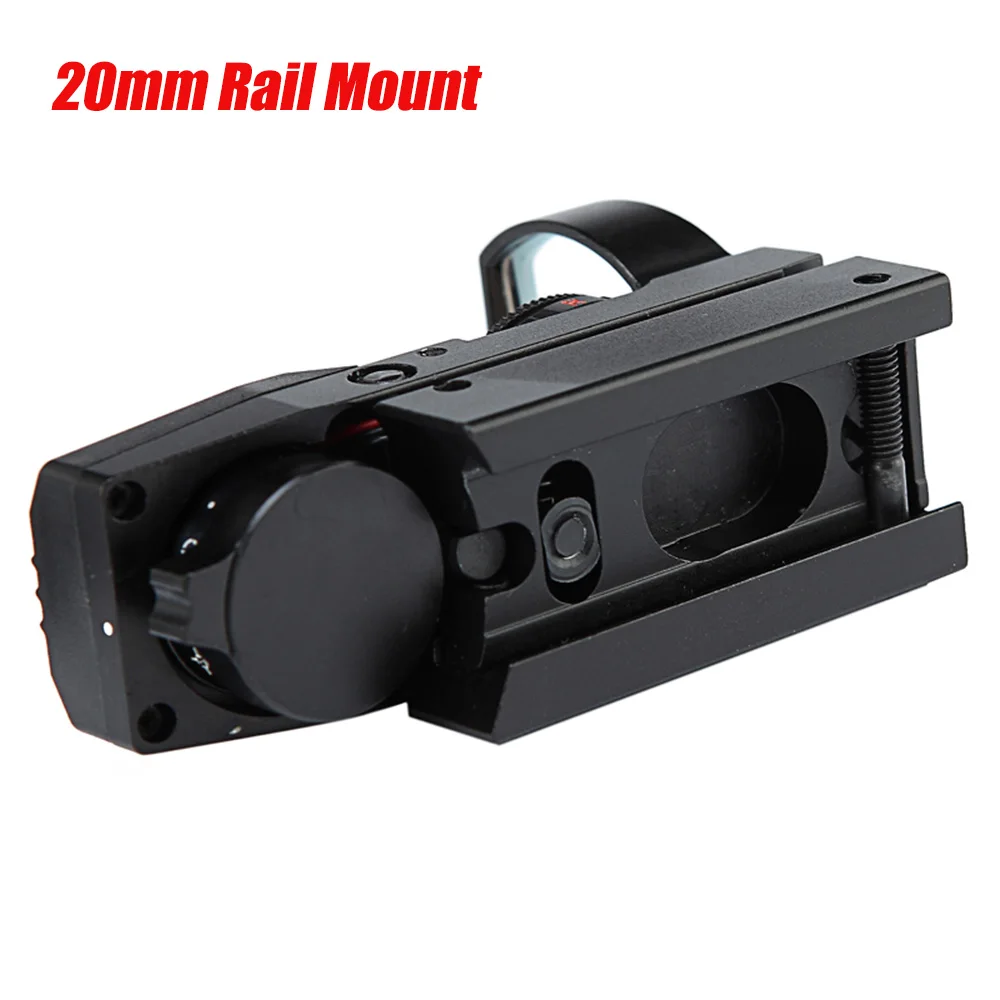 20mm Rail Mount Высокое качество алюминиевого сплава тактический красный зеленый точка зрения с 4 Сетка 5 режим яркости 11 мм или 20 мм Пикатинни крепление - Цвет: 20mm Rail Mount