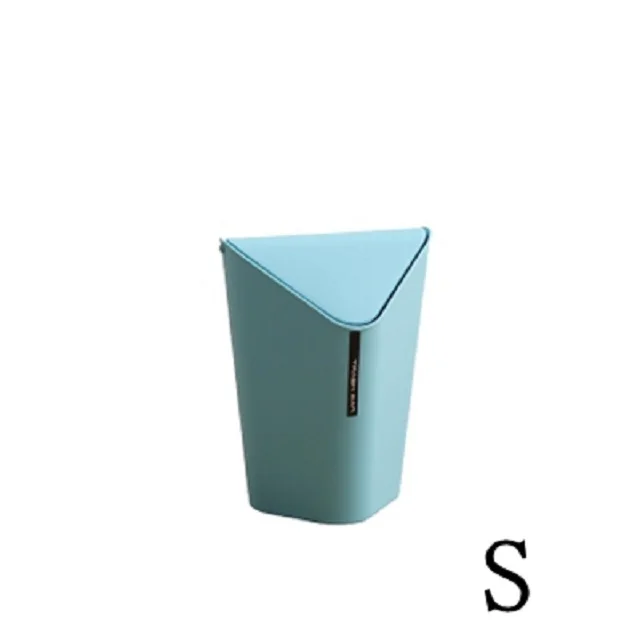 1 Desktop Mini Waste Bins Creative Quality Plastic Paper Garbage Home Office Kitchen Bathroom Corner Dustbins Cleaning Accessories - Цвет: 1