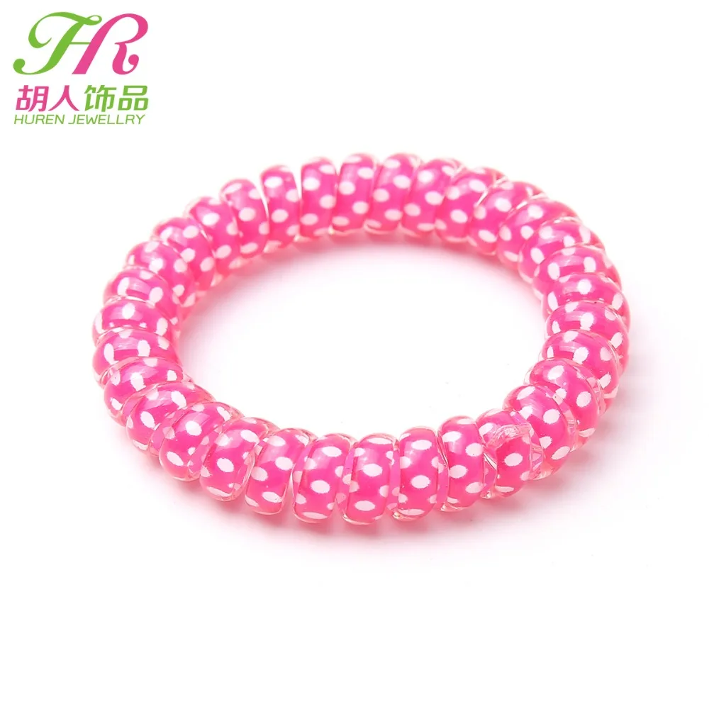 10 шт./партия Разноцветные эластичные резиновые аксессуары для волос телефонных