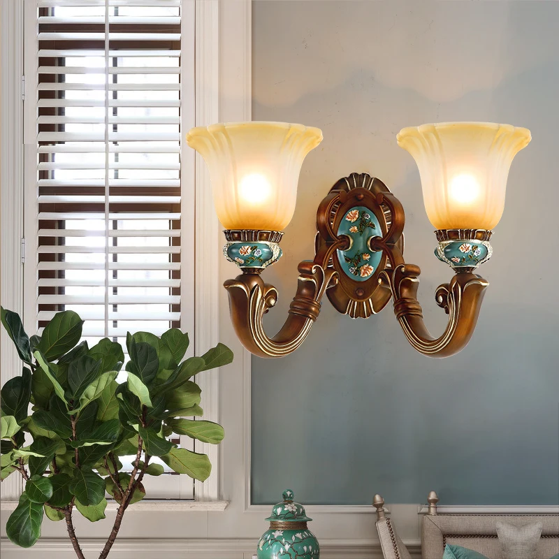 Средиземноморский Морской светодиодный настенный светильник для спальни E27