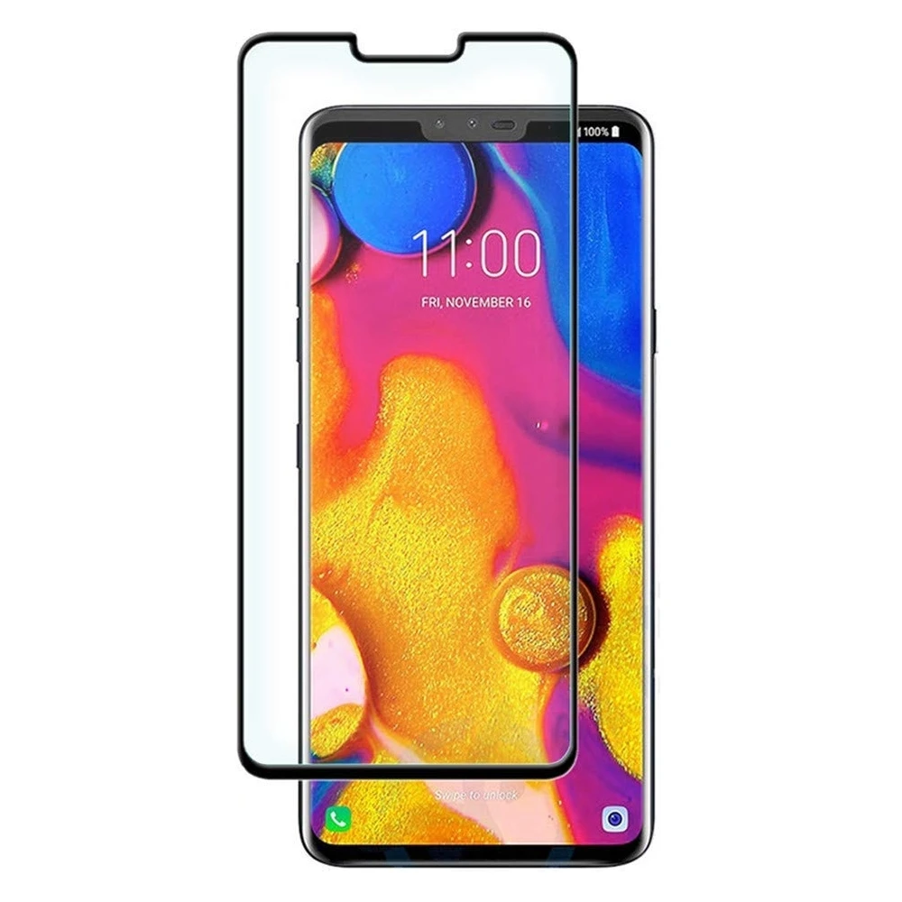 3D изогнутое полное покрытие для LG V40 ThinQ закаленное стекло V 40 полная защитная