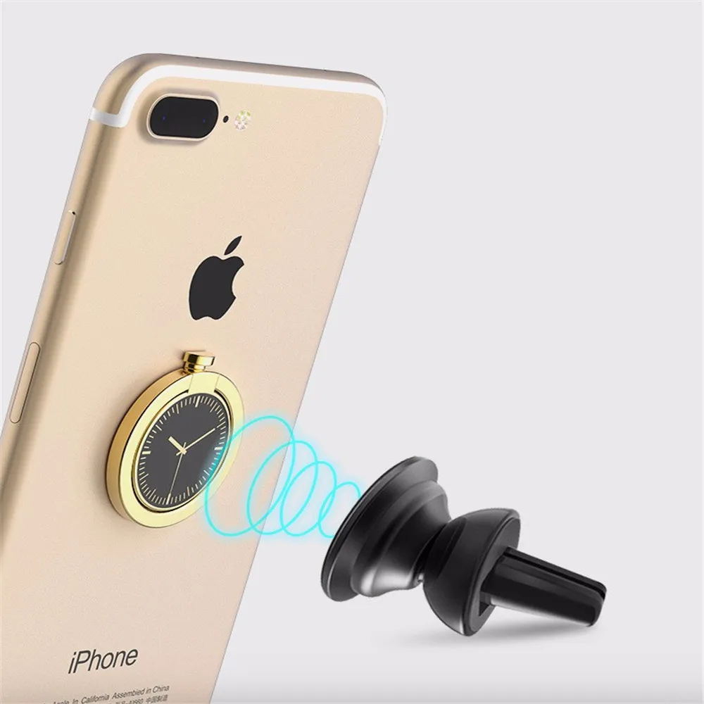 Хорошее Качество Творческий Карманные часы Держателя Кольца Палец Кольцо