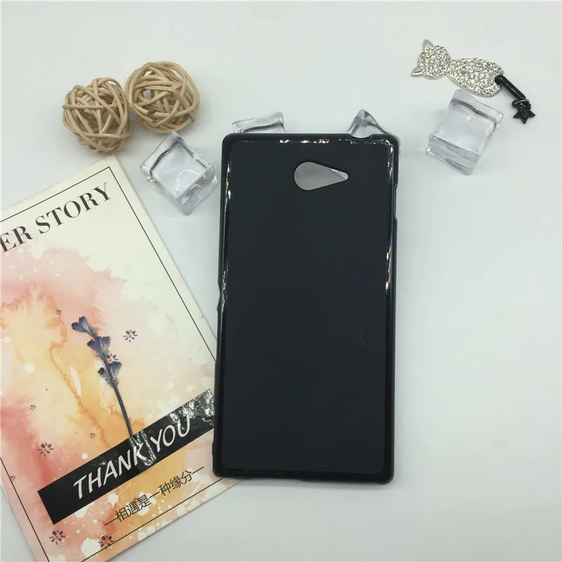 G01 Black Мягкий силиконовый чехол для телефона для sony Xperia M2 S50H D2302 D2303 D2305, роскошный защитный чехол из ТПУ, черный чехол s - Цвет: G01 Black