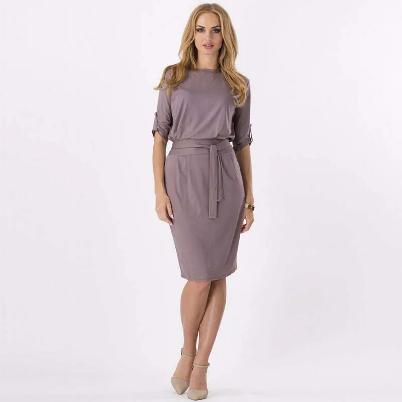 Женщины летнее платье ретро туника классический повязку нарядные платья черный