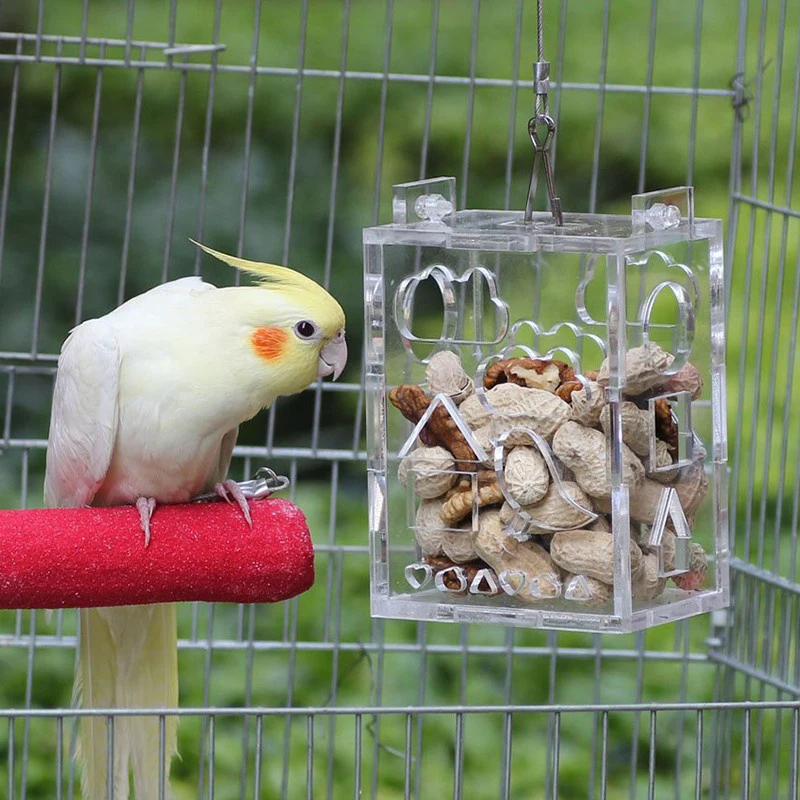 2019 1 шт. игрушка в клетке пищевой Пожиратель попугай для Parrotsforagingfeeder Прямая