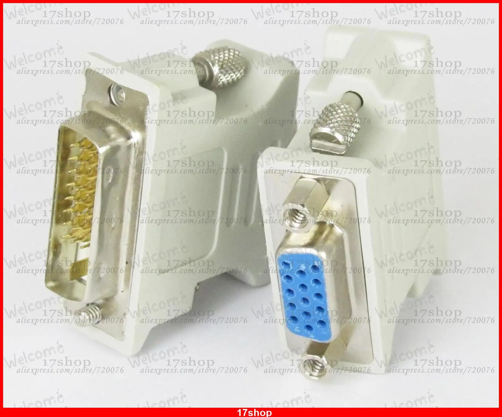 20 шт. x Мужской DVI D I к гнезду DB15 HD SVGA VGA sub 15 контактный разъем|l connector|dvi-a to vgadvi-a vga |