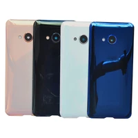 binyeae new original glass rear housing for htc u play battery cover back case with camera lensflash lightlogo