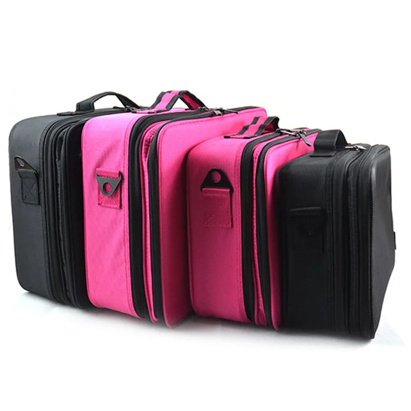 

Professional Luxury Makeup Bag Women Cosmetic Case High Quality Oxford Female Korean Make Up Box Large Capacity Travel Wash Bag