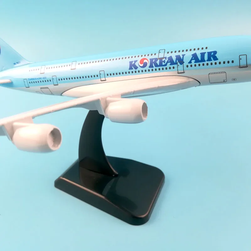 Самолёты AIR PASSENG 20 см A380 Корейская модель из металлического сплава игрушечные