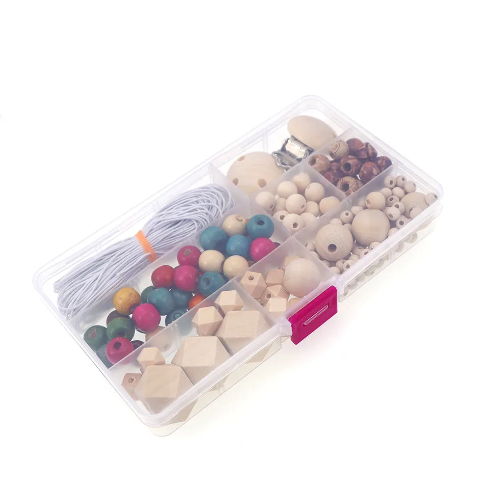 1 коробка набор бусин для прорезывателя зубов|Ювелирная фурнитура и компоненты| |