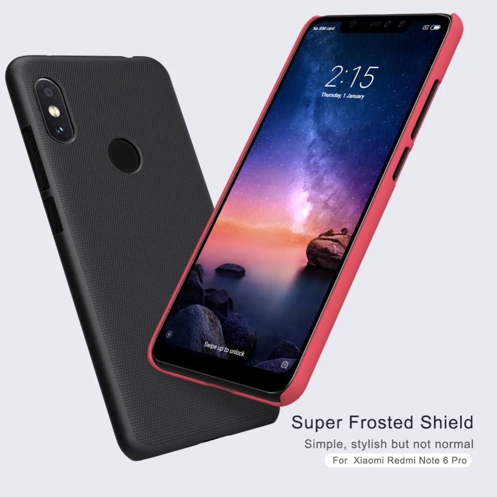Чехол Nillkin для Xiaomi Redmi Note 7 6 Pro матовый чехол телефона из поликарбоната Nilkin |
