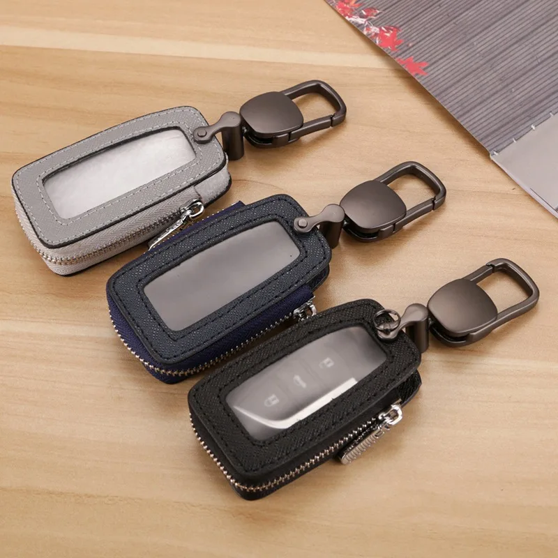 2018 горячая распродажа натуральная кожа автомобиля key holder wallet ключи новые модные