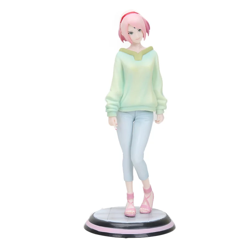 Новая фигурка Наруто Uzumaki Gals Hyuuga Hinata Jiraiya Haruno Tsunade ПВХ Фигурки Коллекционная модель куклы - Цвет: Haruno opp