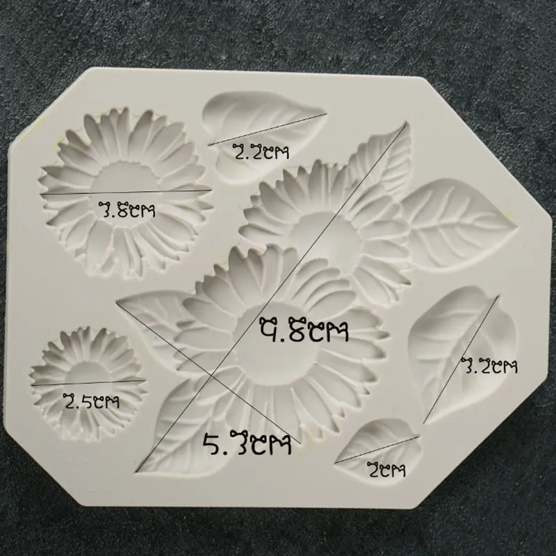 Силиконовая форма с хризантемой для помадки инструменты украшения торта формы