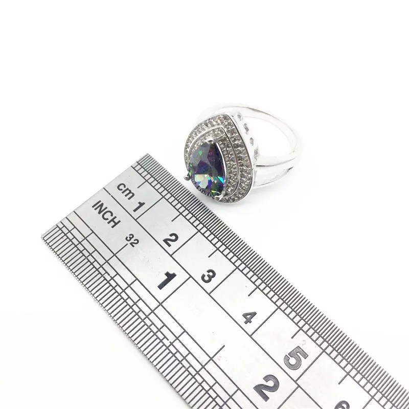 Женский комплект из колье и серёг серебра 925 пробы|jewelry sets wedding|silver jewelry setjewelry |