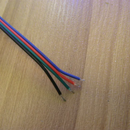 Лучшая цена 100 метров 4 контактный провод из луженой меди 22AWG изолированный ПВХ