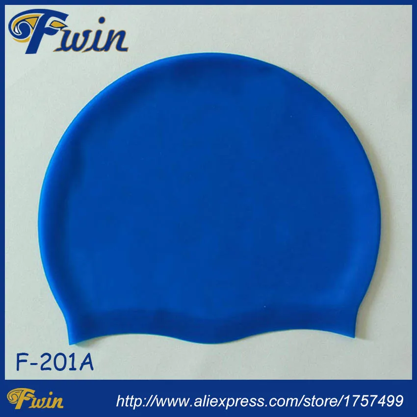 Free shipping good price 2016 new arrival quality lightweight 40gs waterproof Fwin swimming silicone caps for women and men | Спорт и
