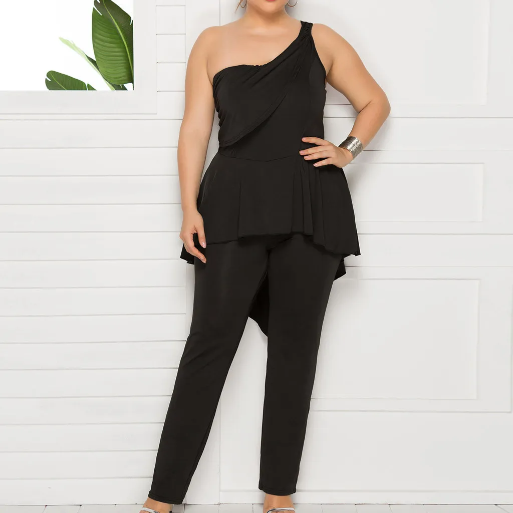 Женские летние брюки новинка 2019 стрейчевый женский комбинезон сексуальный плюс