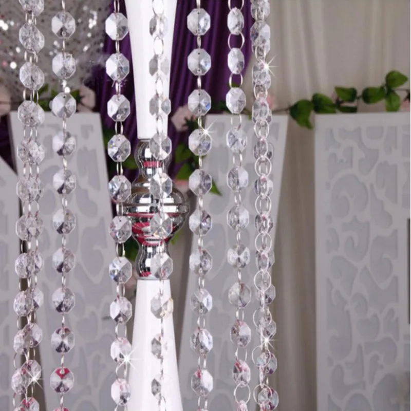 3 фута Висячие Хрустальные Бусины прозрачные акриловые бусины подвески гирлянды