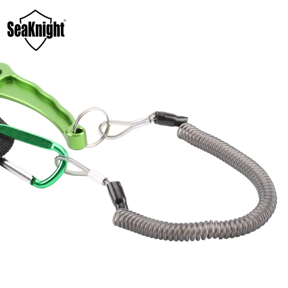 SeaKnight SK002 рыболовные плоскогубцы из алюминиевого сплава многофункциональные лески для удаления крючков рыболовный инструмент с удерживающей веревкой