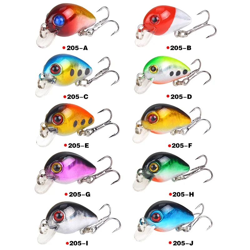 SEAPESCA мини Кривошипные воблеры 3 см 1 6 г искусственная жесткая приманка рыболовные