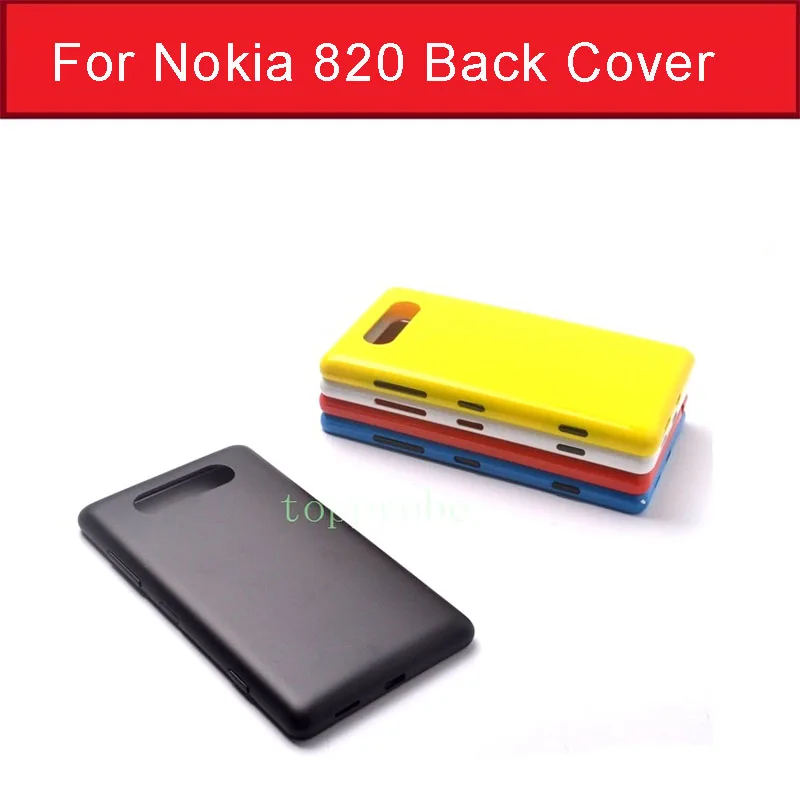 

New Rear cover for Nokia 820 battery housing for Microsoft lumia nokia 820 Back cover case 5th colors +1x film for free