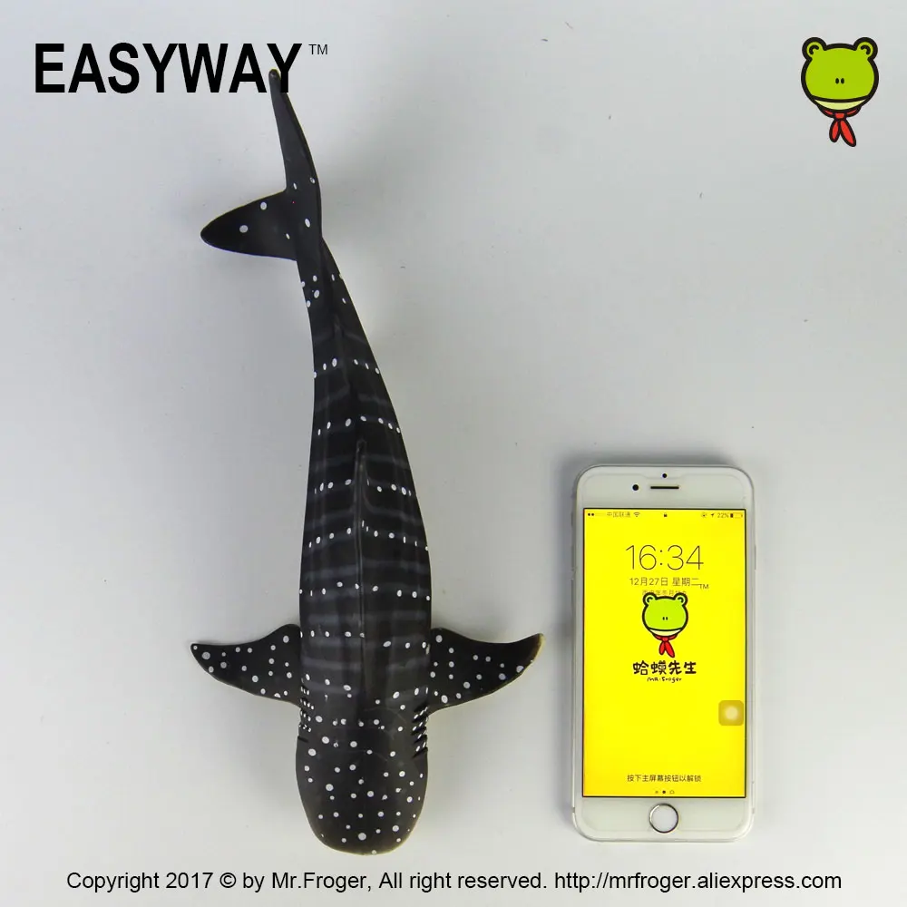 

EASYWAY Whale Shark Toy Sea Life Animals Sealife Toys for Children Fun Plastic Simulation of Animal Fish Action Figure Wildlife