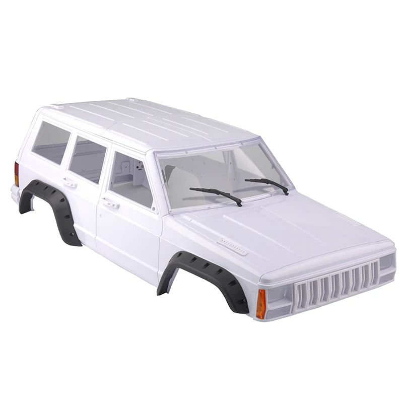 Автомобильные запчасти RC 1/10 весы Рок Гусеничный тела супер скорость D90 жесткий пластиковый корпус белый корпус интерьеры системы комплект 4WD аксессуары