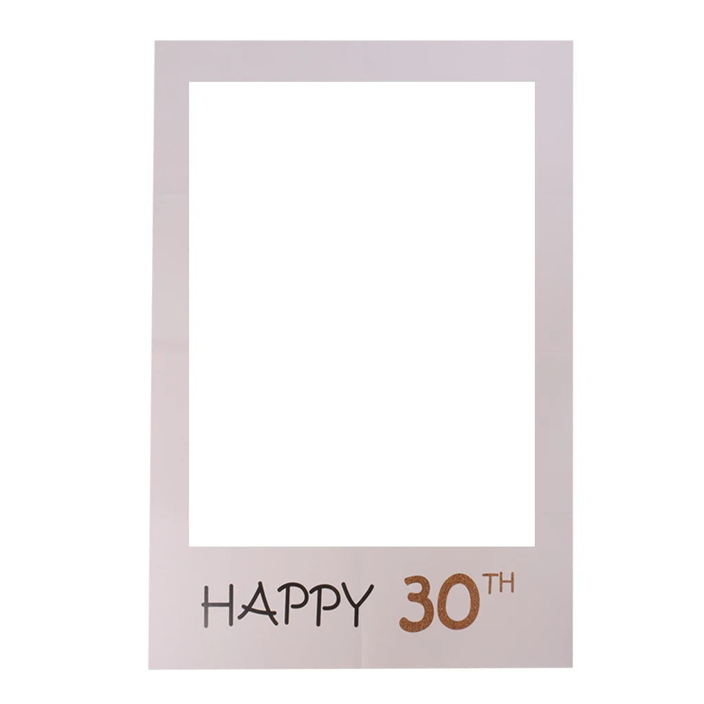 Рамка для селфи с надписью Happy 30th Birthday | Дом и сад