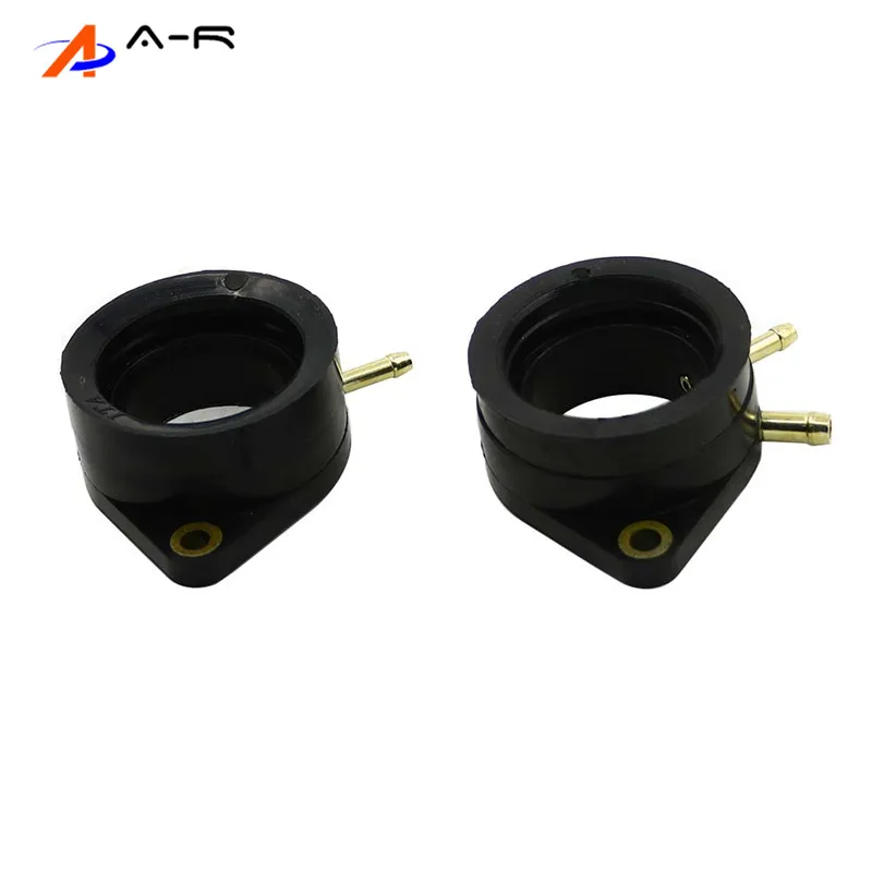 

2X Carburetor Interface Intake outlet Manifold Adapter Insulator For Yamaha XV750 XV 750 Virago 4FY/4PW 1992 - 1997 1993 1994