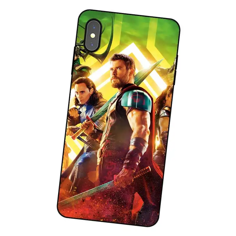 P224 Черный силиконовый чехол Тор Локи для Apple iPhone 11 Pro XR XS Max X 8 7 6 6S Plus 5 5S SE |