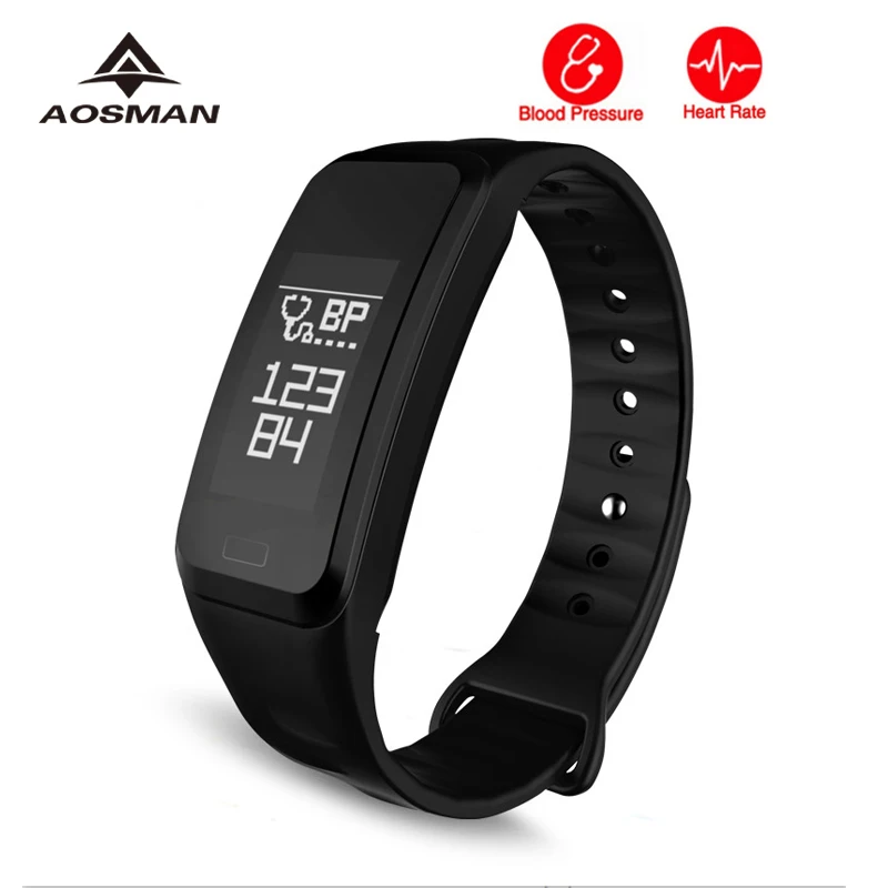 Aosman R1 смарт-браслет монитор сердечного ритма Bluetooth Приборы для измерения